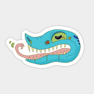 Licky Lizard Sticker